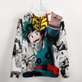 thumbnail image 5 of My Hero Academia Zip Up Hoodies Unisex Realistic 3D Print Sweatshirt Long Sleeve Hooded Jacket Coat 2XL, 5 of 8