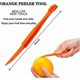 thumbnail image 3 of Exquisite Orange Peeler Tools Citrus Peel Cutter Plastic Easy Fruit Vegetable Slicer Cutter Lemon Peeler Opener Remover Fruit Tools Kitchen Accessorie, 3 of 5