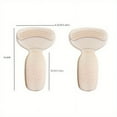 thumbnail image 6 of 1pair Change Shoes From Big To Small, Anti-wear Heel Stickers, Anti-drop Heel Half-size Pads, High-heel Insoles, Shoe Size Adjustment Artifacts, Heel Pads, Which Can Be Changed To Half A Size, 6 of 16