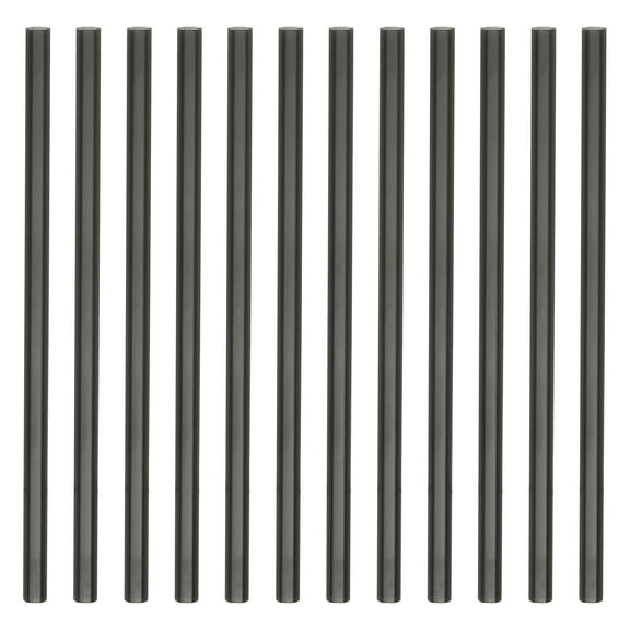 HB Graphite Pencil, 12 Pack Hexagon Round Wooden Pencil for Office Writing Drawing Supplies, Black