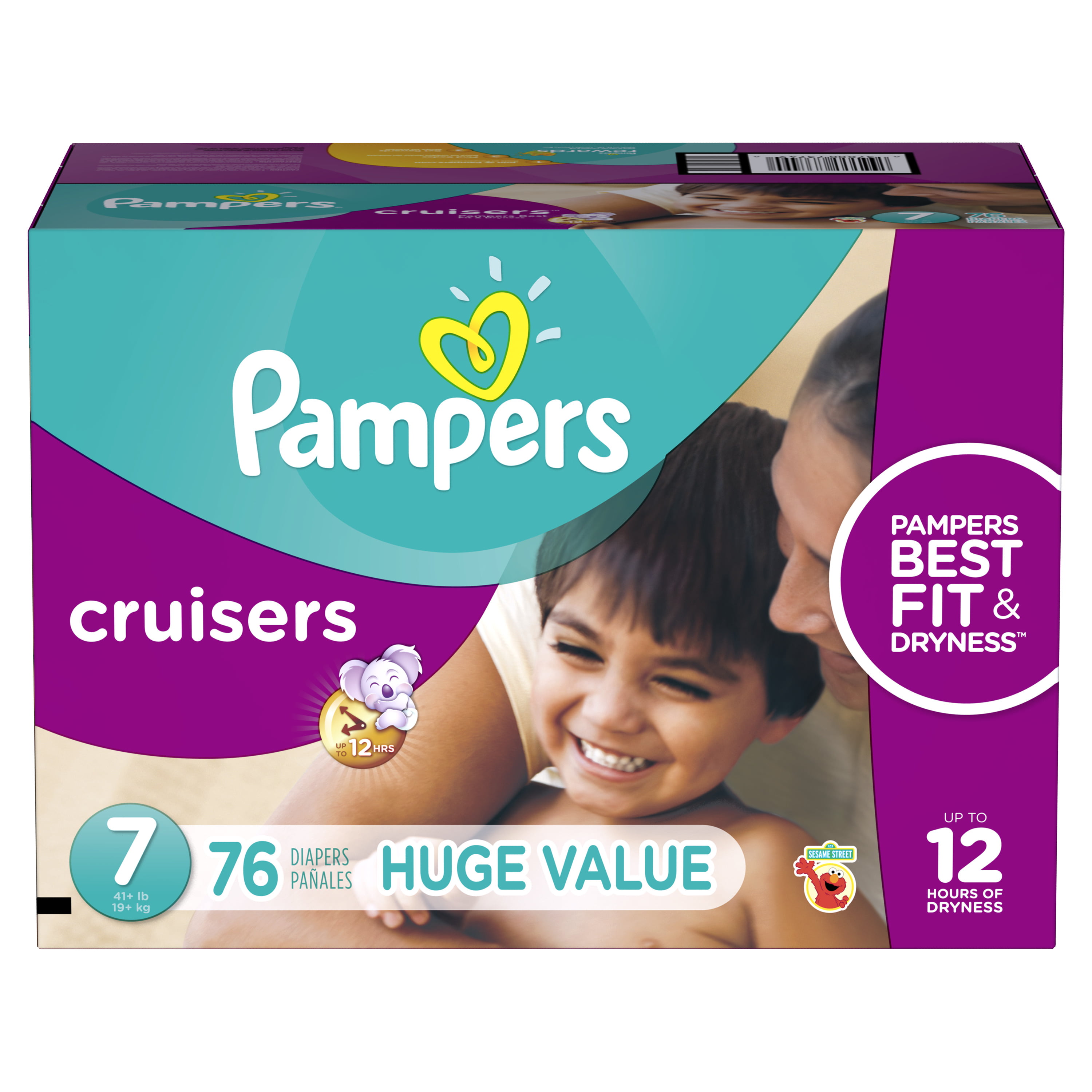 Pampers Cruisers Diapers Size 7 76 