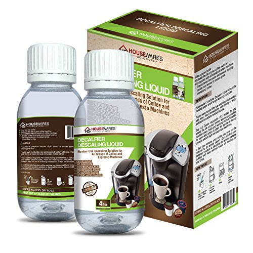 2 Pack of 4 oz Descaling Solution for All Brands of Coffee & Espresso Machines 