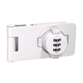 thumbnail image 3 of Cerradura de combinación para gabinete, cerradura de seguridad giratoria con contraseña para armario de casa, cerradura sin llave Blanco, 3 of 9