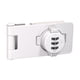 thumbnail image 3 of Cerradura de combinación para gabinete, cerradura sin llave para gabinete, cerradura para baño, cerradura giratoria con contraseña Blanco, 3 of 9