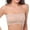 Beige, variant on SUNSIOM Double Layers Plus Size Strapless Bra Bandeau Tube Removable Padded Top Stretchy