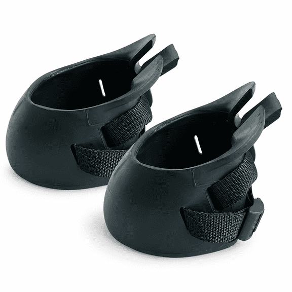 DVWY Horse Hoof Boots, 2 Pack Rubber Protective Boots for Horse Care, Recovery and Riding