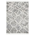thumbnail image 2 of SAFAVIEH Berber Fringe Cassius Geometric Shag Area Rug, Gray/Cream, 8' x 10', 2 of 10