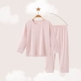 thumbnail image 6 of Cethrio Girls Pajama Sets 2 Piece, Long Sleeve Fall Winter Casual Soft Girls' Sleepwear Pink Size 7-8 T, 6 of 8