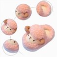 thumbnail image 7 of HCNTES Kids Toddler Slippers Baby Girls Boys Cute Cartoon Design House Shoes Children's Non Slip Warm Soft Fall Winter Fuzzy Indoor Slipper(A01-Pink,6.5), 7 of 7