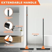 JEHONN Floor Squeegee Heavy Duty with Long Handle (Orange)