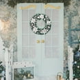thumbnail image 4 of Artificial Christmas Wreath with Flowers and Balls, Pre-Decorated Xmas Wreath for Front Door, Wall, and Holiday Party, Indoor Outdoor Winter Decoration, 4 of 5