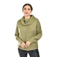 thumbnail image 4 of Sueter de punto cuello tipo cowl Roman Fashion /Juvenil, 31619 (Verde militar) verde oscuro CH, 4 of 5