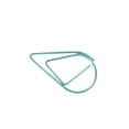 thumbnail image 1 of Xingzhi 30 Pieces Paper Clip Cute Water Drop Shape Simple Style Solid Color Office School Note Book Photo Clamp Bookmark Sky Blue, 1 of 1