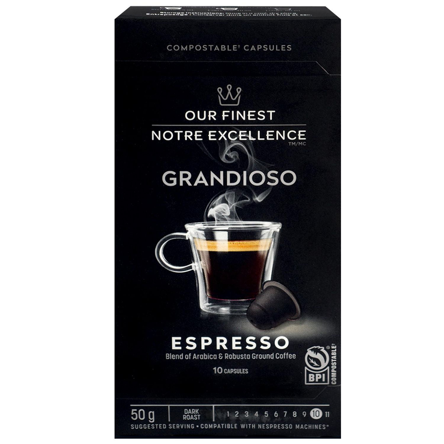 Udseende Vejfremstillingsproces forum Our Finest Grandioso Dark Roast Pods for Nespresso | Walmart Canada