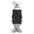 thumbnail image 1 of 15 Ampères 250V Brun Réceptacle Simple, 1 of 1