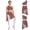 Dusty Pink, variant on Girls Lyrical Dancewear Shiny Rhinestones Crop Top with Skirted Leotard 2-Piece Ballet Dance Outfits Yellow 6
