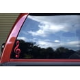 thumbnail image 2 of 2in x 6in Pink Pattern Treble Clef Sticker, 2 of 3