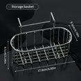thumbnail image 1 of PEACNNG Stainless Steel Over-the-Sink Dish Rack - Perfect for Kitchen Organization  Holds Brushes  Soap  and Sponges, 1 of 7
