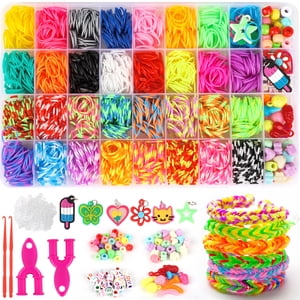 CandWuom Rainbow Band Loom Bracelet Making Kit