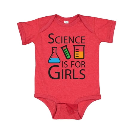 

Inktastic Science is for Girls Gift Baby Girl Bodysuit