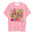 thumbnail image 4 of SXcggal One Mode Enfants T-Shirt Décontracté Imprimé Col Rond Manches Courtes Ample Mignon Confortable Beaux Hauts Filles, 4 of 4