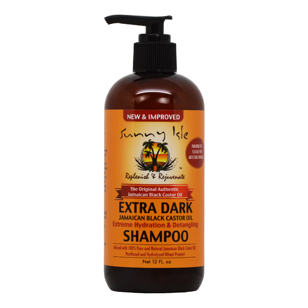 Sunny Isle New & Improved Extra Dark Jamaican Black Castor Oil Extreme Hydration & Detangling
