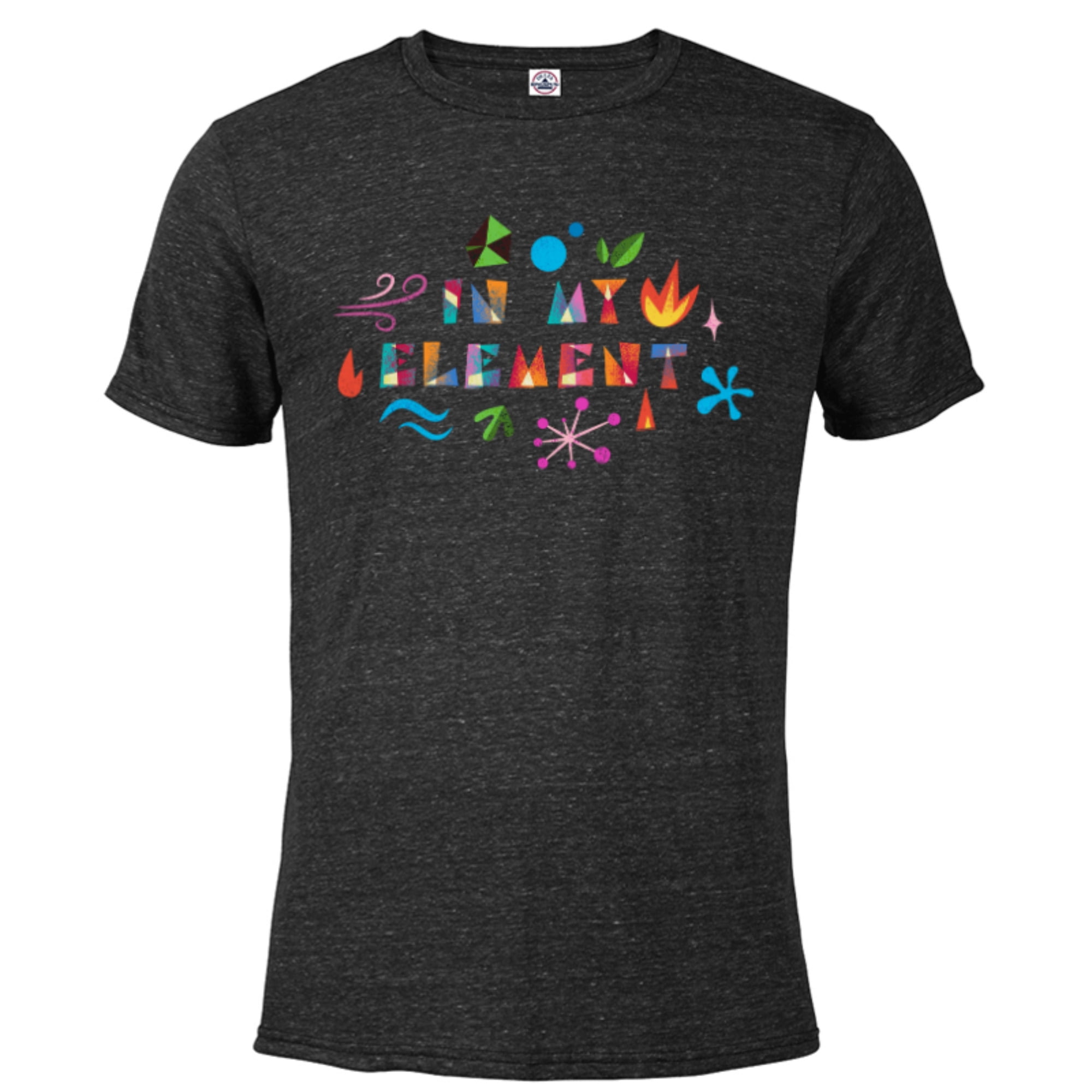 Kanon Brug for støbt Disney and Pixar's Elemental In My Element - Short Sleeve Blended T-Shirt  for Adults - Customized-Black Snow Heather - Walmart.com