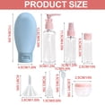 thumbnail image 6 of NATPLUS TSA Approved 7.05 oz Flip Top Refillable Travel Bottles, Multicolor, 11 Pack, 6 of 6