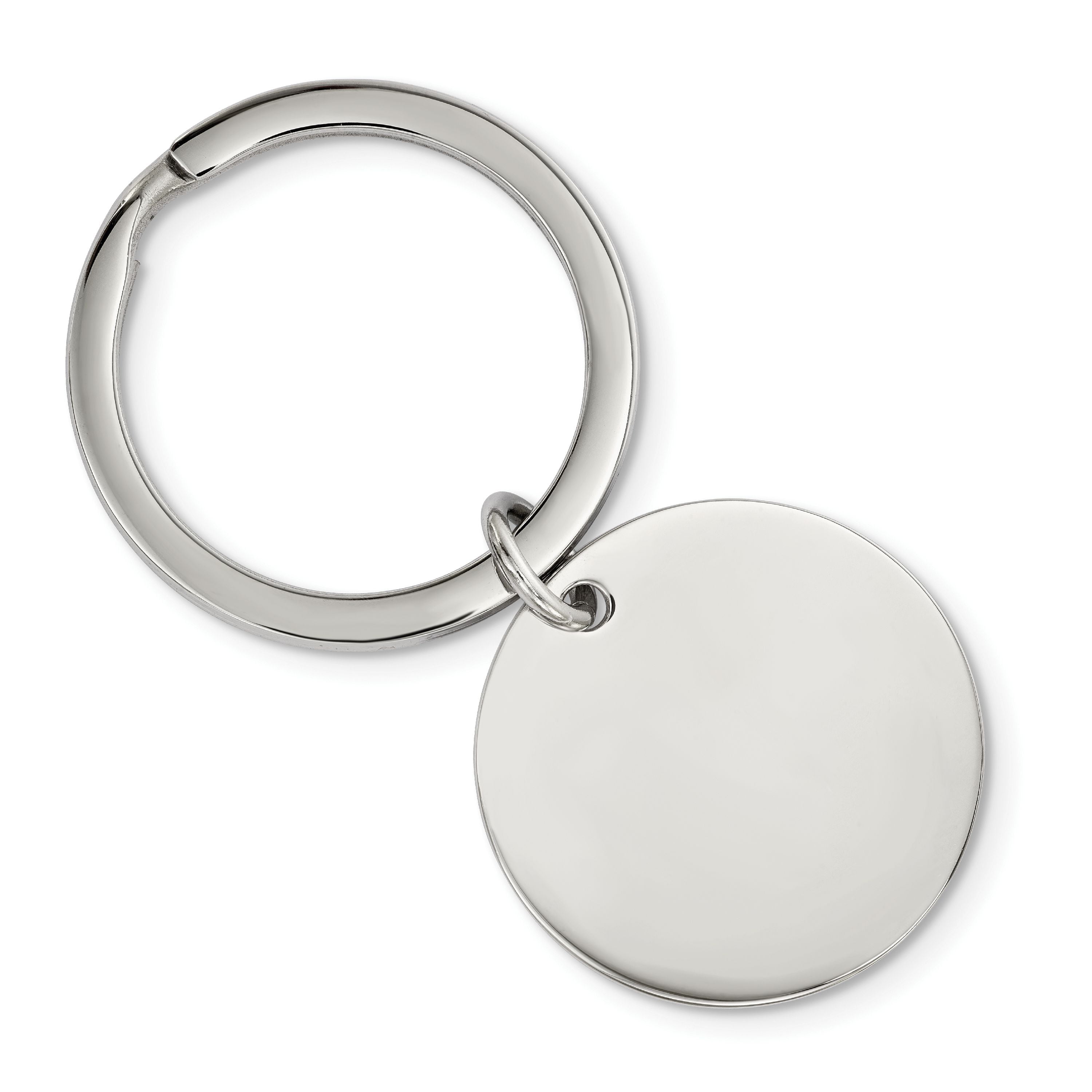 Saris and Things Stainless Steel Brushed Dad Key Ring Saris and Things Stainless Steel Brushed Dad Key Ring
