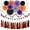 Hallowmas, variant on NestE Orange Black Purple Halloween Party-Decorations - 33Pcs Banner,Streamers Tassel Garland,Tissue Pom Poms Honeycomb,Paper Lantern Fan,Birthday Wedding Baby Bridal Shower Decor