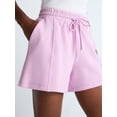 thumbnail image 4 of Scoop Women's and Women's Plus Scubaknit Seamed Shorts, 4.5'' Inseam, Sizes XS-4X, 4 of 5