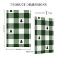 thumbnail image 5 of Kll Green White Christmas Tree Lumberjack Plaid Wall Plate,Gloss Finish,Standard Size 1 - 5" X 3", Polycarbonate Thermoplastic,Electric Receptacle Plug Covers, 5 of 8
