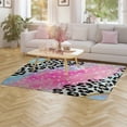 thumbnail image 3 of Leopard Print with Glitter And Marble Area Rugs Soft Carpet Suitable for Living Room Kitchen Bedroom Laundry Room Home Decorations, 3 of 6