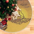 thumbnail image 5 of FMSHPON Beautiful Black Woman Xmas Christmas Tree Skirt Stand Mat for Holiday Party Decoration Indoor Outdoor 36 inches, 5 of 6
