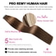 thumbnail image 4 of Extensiones de pelo con cinta adhesiva SUYYA, color marrón chocolate, 50 g, 20 unidades, 22 pulgadas, 4 of 6