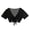 Black-S, variant on Women Color Swimsuit Cover Up Short Sleeves Crop Bikinis Cover Up Top Short Sleeves Mesh for