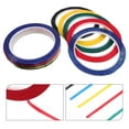 thumbnail image 2 of 10pcs 5S Cinta de posicionamiento de escritorio 3 mm x 50M Cinta de logotipo de escritorio Pizarra blanca Escriba la línea de marcado de color de la cinta de segmento de advertencia sin costuras, 2 of 6