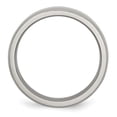 thumbnail image 5 of Auriga Fine Jewelry Stainless Steel Polished 6 mm Beveled Edge Band for Women Size 9.5, 5 of 6