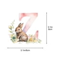 thumbnail image 3 of Fiudx Colgante de Letra Acrílica de Pascua, Corona Decorativa para El Hogar, Diseño de Adorno Colgante, Perfecto para Árbol de Navidad, Chimenea y Recién Nacidos, Regalo Ideal para Familiares y Amigo, 3 of 5