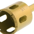 thumbnail image 4 of Dalazy 1 piece tool drill bit glass ceramic set tile Gold 35mm 1Set, 4 of 6