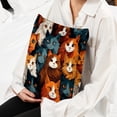 thumbnail image 6 of Cat Velvet Throw Pillow Covers Inserts in 16x16, 18x18, and 20x20 Inches - Set of 2 - Unique Patterns for Throw Pillow Covers for All Occasions, 6 of 6