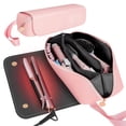thumbnail image 1 of Bolsa de viaje Hair Tools SS 2 en 1 con resistente al calor, color rosa mate, 1 of 9