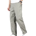 thumbnail image 2 of Men's Hiking Pants Lightweight Quick Dry Outdoor Trousers Casual Straight Leg Travel Pants with Zipper Pockets Breathable for Golf Fishing Safari, 2 of 6
