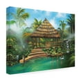 thumbnail image 4 of Trademark Fine Art 'Tropical Paradise' Canvas Art by Geno Peoples, 4 of 4