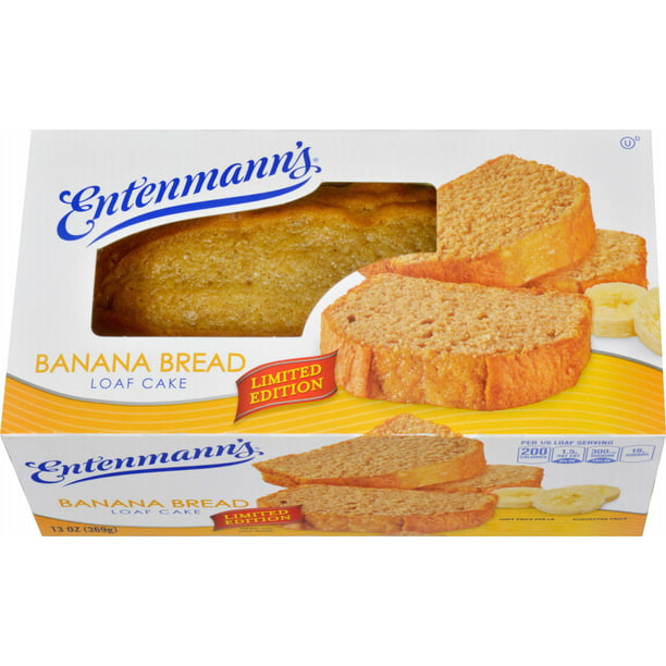 Entenmann S Banana Bread Loaf Cake 13 Oz Walmart Com Walmart Com