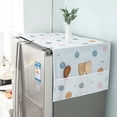 thumbnail image 1 of Fridge Dust Cover Multi Purpose Top Covers Refrigerator  Cover PEVA Waterproof Washing Machine Top Covers With 3 Pockets, 1 of 1