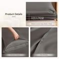 thumbnail image 6 of THXSILK 4 Pcs Silk Sheet Set, Luxury Bedding Sets, 1 Fitted Sheet, 1 Flat Sheet & 2 Pillowcase, 100% Natural Mulberry Silk,Full Size, 6 of 8