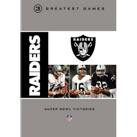 NFL Oakland Raiders 3 Greatest Games: Super Bowl Victories (DVD)