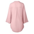 thumbnail image 2 of Womens Loose Button Long Shirt Dress Ladies Casual Tops T-Shirt Blouse Cute Tees Womens Workout Shirt Classic Fit Dress Shirt Athletic Tops Women Dry Quick Shirts for Women Thin Tee Womens Button down, 2 of 6