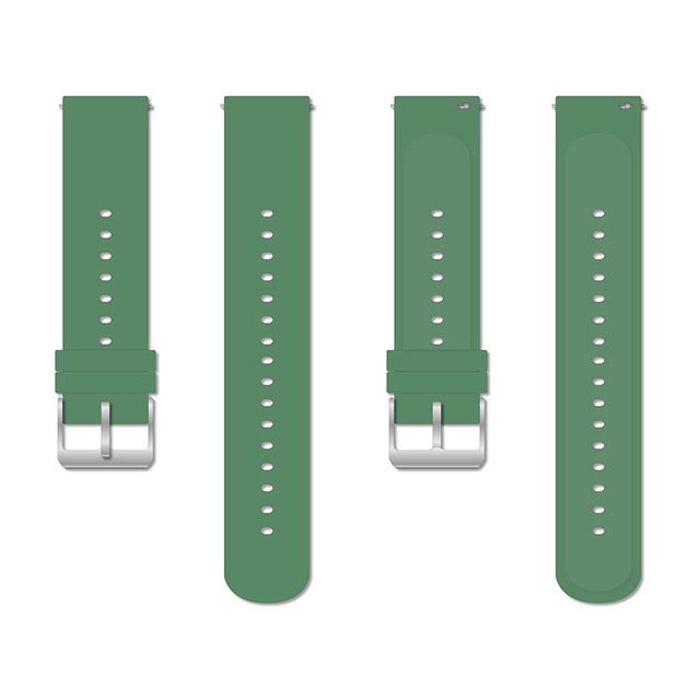 BAMAIA Soft Silicone Smart Watch Bands Replacement Straps Bands for 20mm Smart Watch